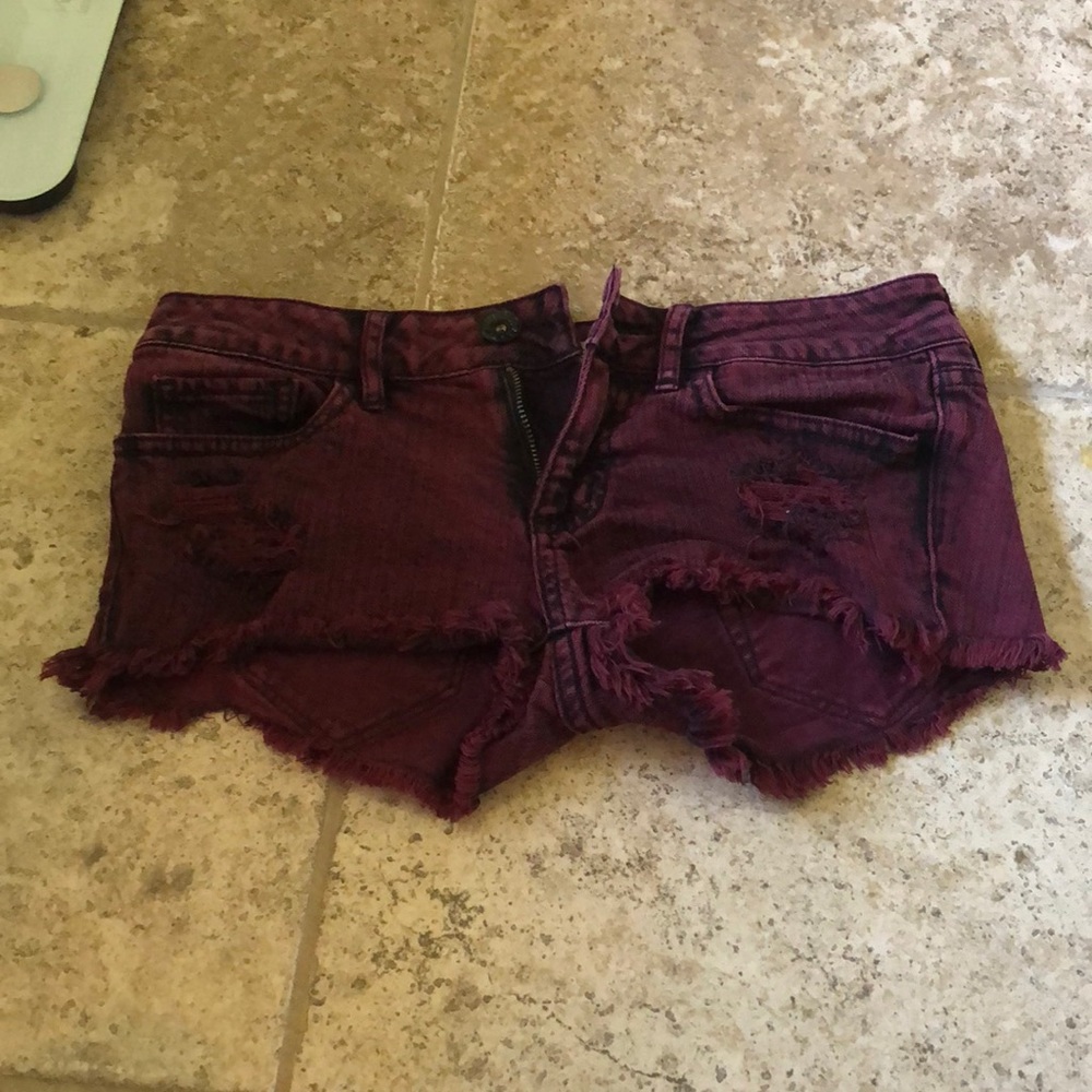 BULLHEAD BLACK JEAN SHORTS